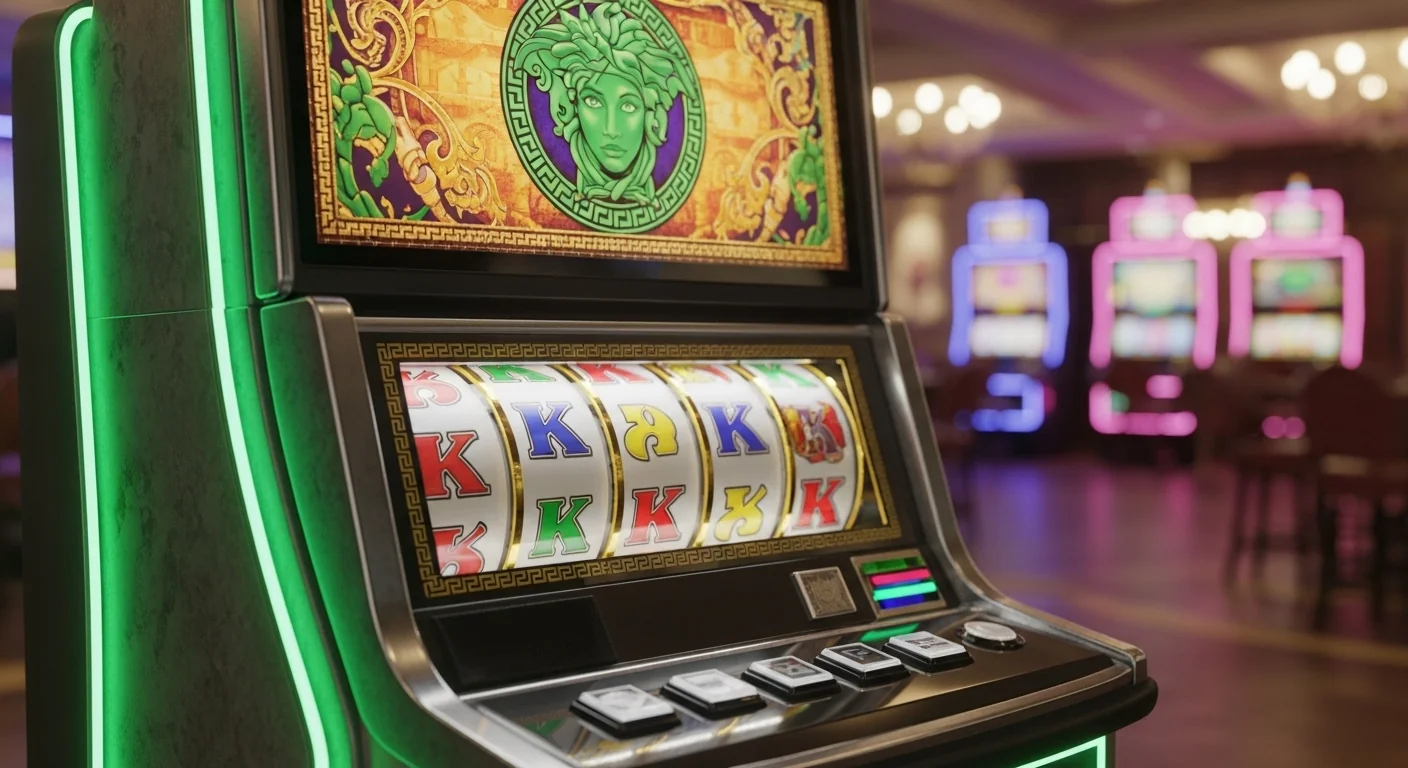 Ancient Greek themed slot machine